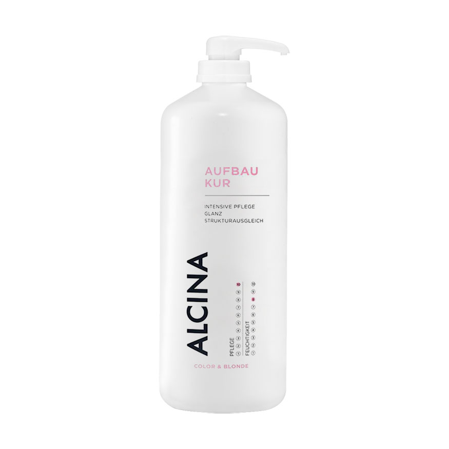Уцінка! Відновлювальна маска для пошкодженого волосся Alcina Aufbau Kur Color &amp; Blonde Restorative Treatment, 1.25 л