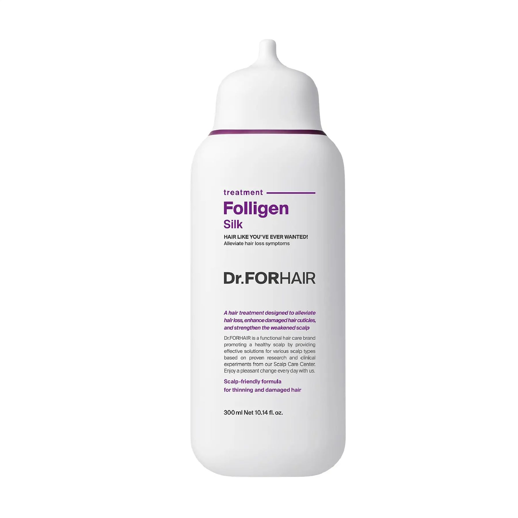 Уцінка! Відновлювальна маска-кондиціонер Dr.FORHAIR Folligen Silk Treatment для пошкодженого волосся, 300 мл